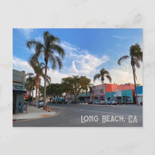 Cartão Postal Long Beach California (Frente)