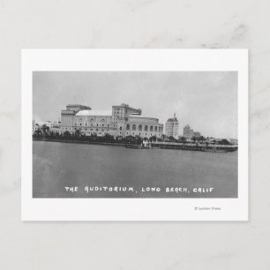 Cartão Postal Long Beach, California Auditorium Ver Photograp