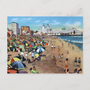 Cartão Postal Long Beach California Vintage