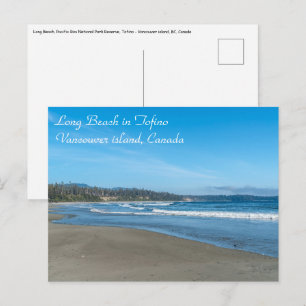 Cartão Postal Long Beach em Tofino - BC, cartão-postal do Canad