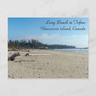 Cartão Postal Long Beach em Tofino - BC, cartão-postal do Canad