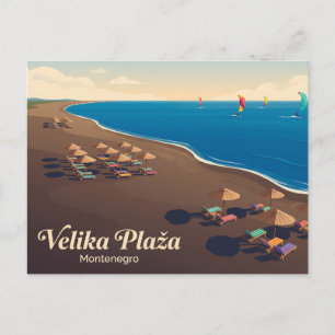 Cartão Postal Long Beach (Velika Plaža) Montenegro