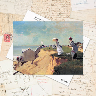 Cartão Postal Long Branch, New Jersey Winslow Homer