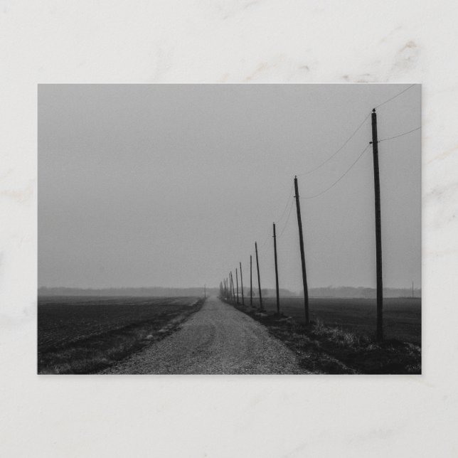 Cartão Postal Longa estrada para Não onde (Frente)