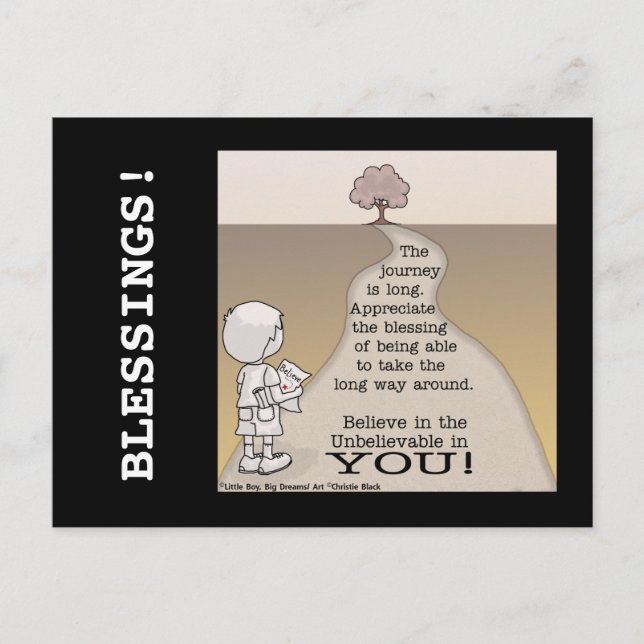 Cartão Postal Longa Jornada (Frente)