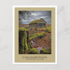 Cartão Postal Longshaw Estate, distrito de Pico