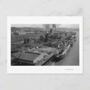 Cartão Postal Longview, WA - Modo de Exibição de Porta do Ar