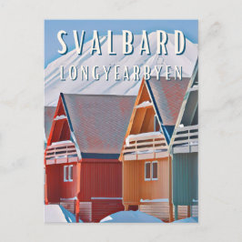 Cartão Postal Longyearbyen, où la nature reprend ses droits