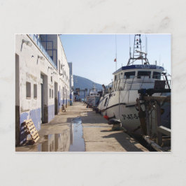 Cartão Postal Lonja del puerto de Altea, Alicante, España