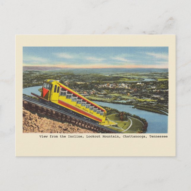 Cartão Postal Lookout Mountain, Chattanooga Tennessee (Frente)