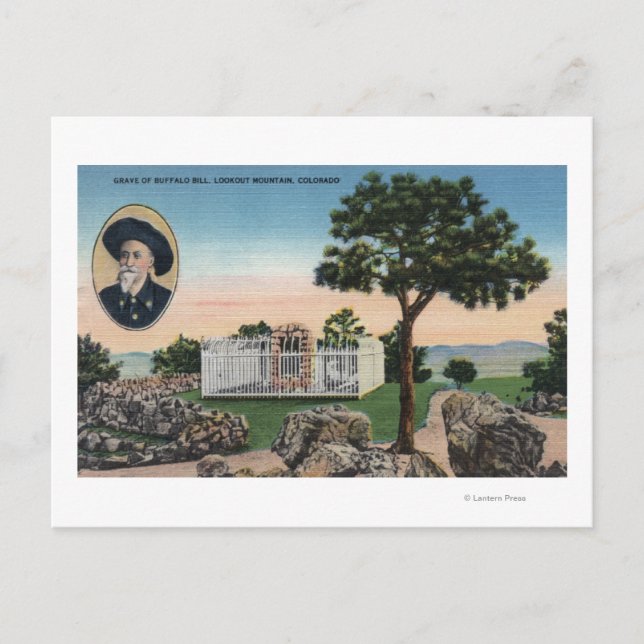 Cartão Postal Lookout Mountain, Colorado (Frente)