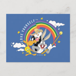 Cartão Postal LOONEY TUNES™ - Ame seu Crachá de Orgulho