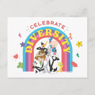 Cartão Postal LOONEY TUNES™ - Celebre o Orgulho de Diversidade R