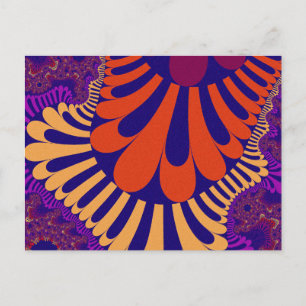 Cartão Postal Loop Roxo e Azul