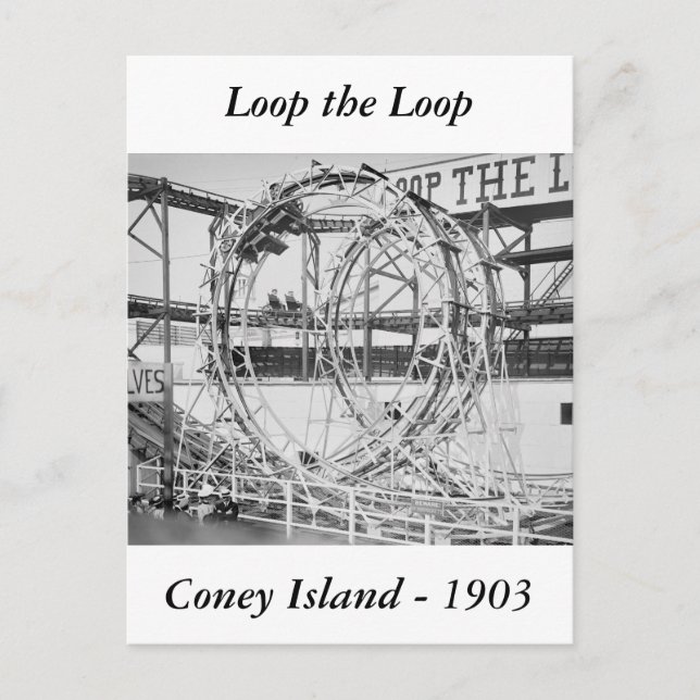 Cartão Postal Loop the Loop, 1903 (Frente)