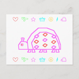 Cartão Postal Loopzie Ladybug