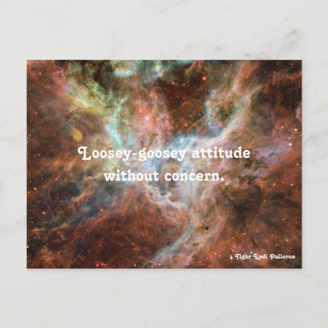 Cartão Postal Loosey-goosey (Frente)