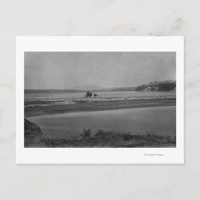 Cartão Postal Lopez, WA - View Turtle Back Mountain in distancia (Frente)