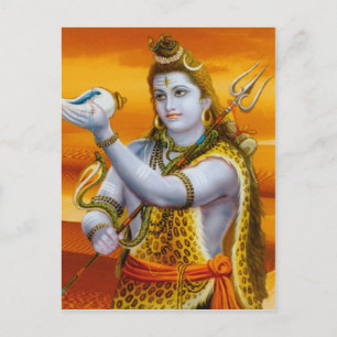 Cartão Postal Lord Shiva (Hindu Deity Series)