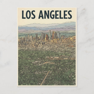 Cartão Postal Los Angeles