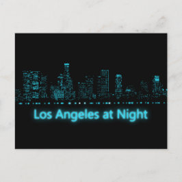 Cartão Postal Los Angeles à noite