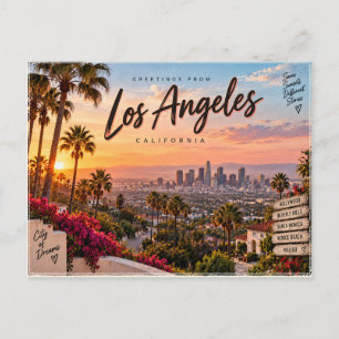 Cartão Postal Los Angeles Califórnia