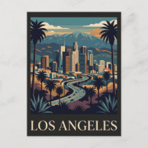Los Angeles Califórnia Viagem Retro Vintage