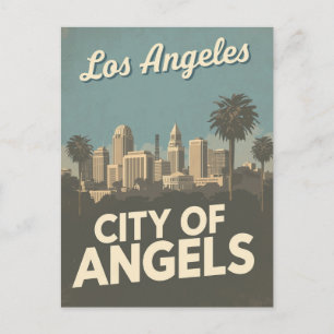 Cartão Postal Los Angeles Cidade dos Anjos