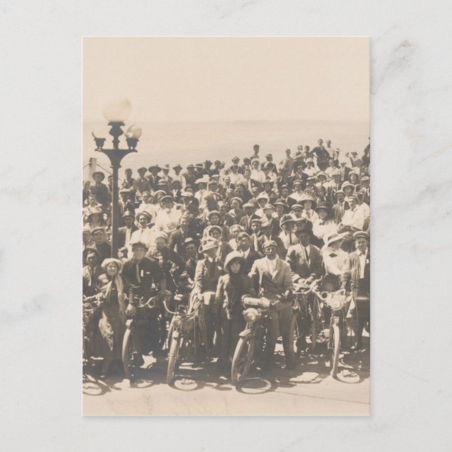 Cartão Postal Los Angeles Motorcycle Club (Frente)