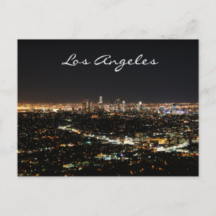 Cartão Postal Los Angeles Night postcard