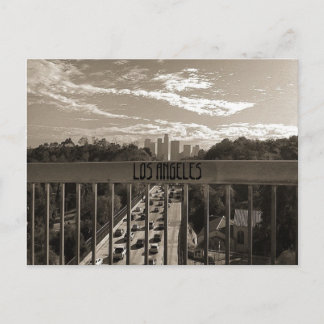 CARTÃO POSTAL LOS ANGELES PRETO&BRANCO