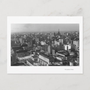 Cartão Postal Los Angeles, Vista de Centro CA da Câmara Municip