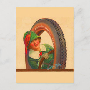 Cartão Postal Lotta Miles n.o 1- Pneu de Kelly-Springfields m