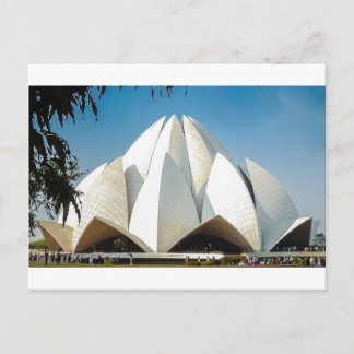 Cartão Postal Lotus Temple