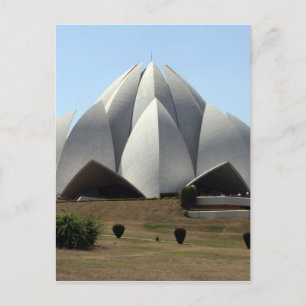 Cartão Postal lotus temple delhi