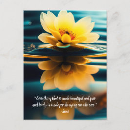 Cartão Postal Lotus Tudo Belo Rumi Cote