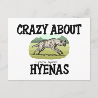 Cartão Postal Louca Sobre Hienas