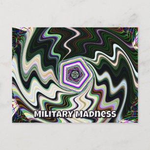 Cartão Postal Loucura Militar (você pode mudar as palavras)