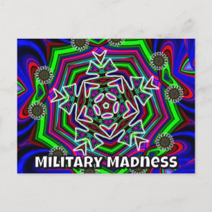 Cartão Postal Loucura Militar (você pode mudar as palavras)