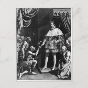 Cartão Postal Louis Distributing Alms, c.1615-20