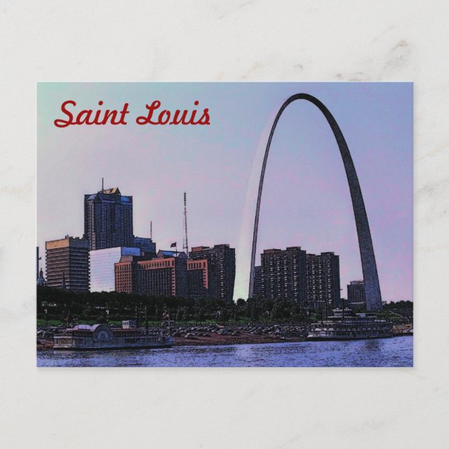 Cartão postal Louis santo (Frente)