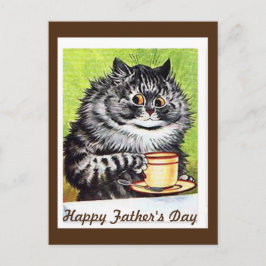 Cartão Postal Louis Wain, cartão-postal de gato do Dia dos Pais