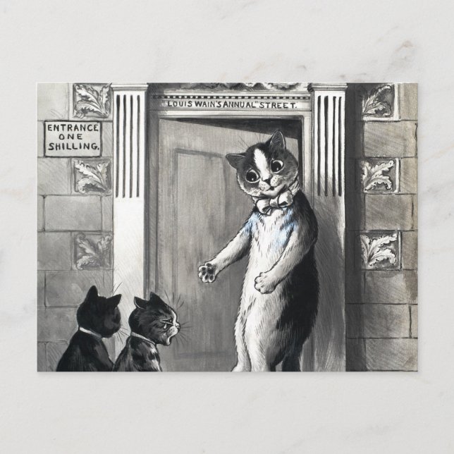 Cartão Postal Louis Wain's Annual Street de Louis Wain (Frente)