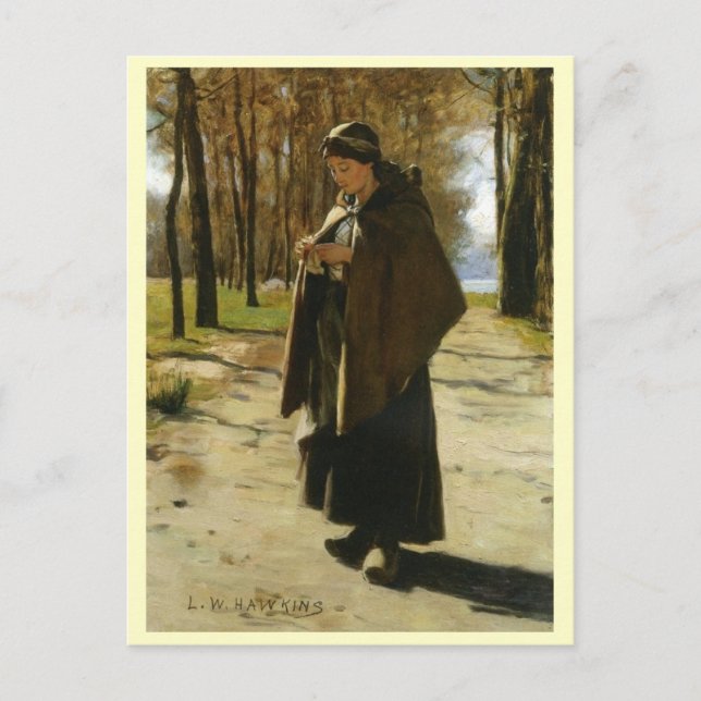 Cartão Postal Louis Welden Hawkins, Um Camponês (Frente)