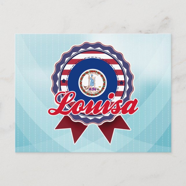 Cartão Postal Louisa, VA (Frente)