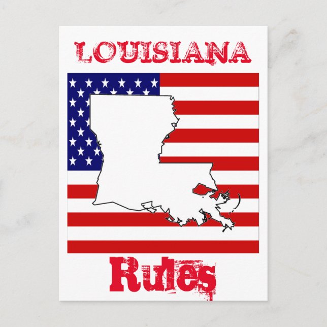 Cartão Postal Louisiana (Frente)
