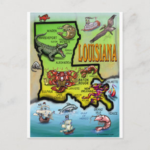Cartão Postal Louisiana