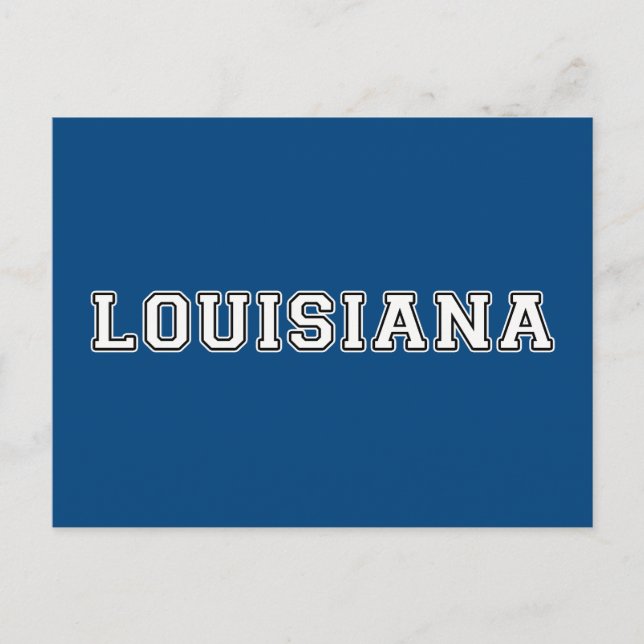 Cartão Postal Louisiana (Frente)