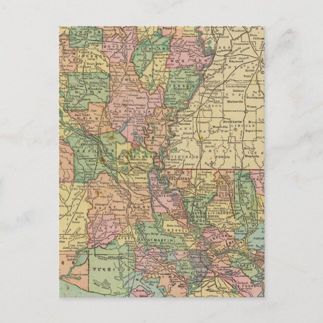 Cartão Postal Louisiana 10 (Frente)