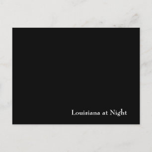 Cartão Postal Louisiana à noite